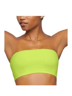 SKIMS Neon Lime Bandeau Top
